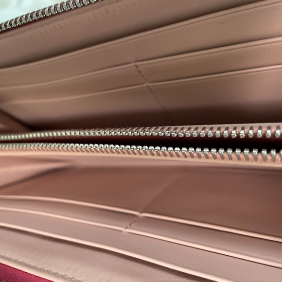 Prada saffiano leather wallet in tamaris/pesca - Picture 6 of 8